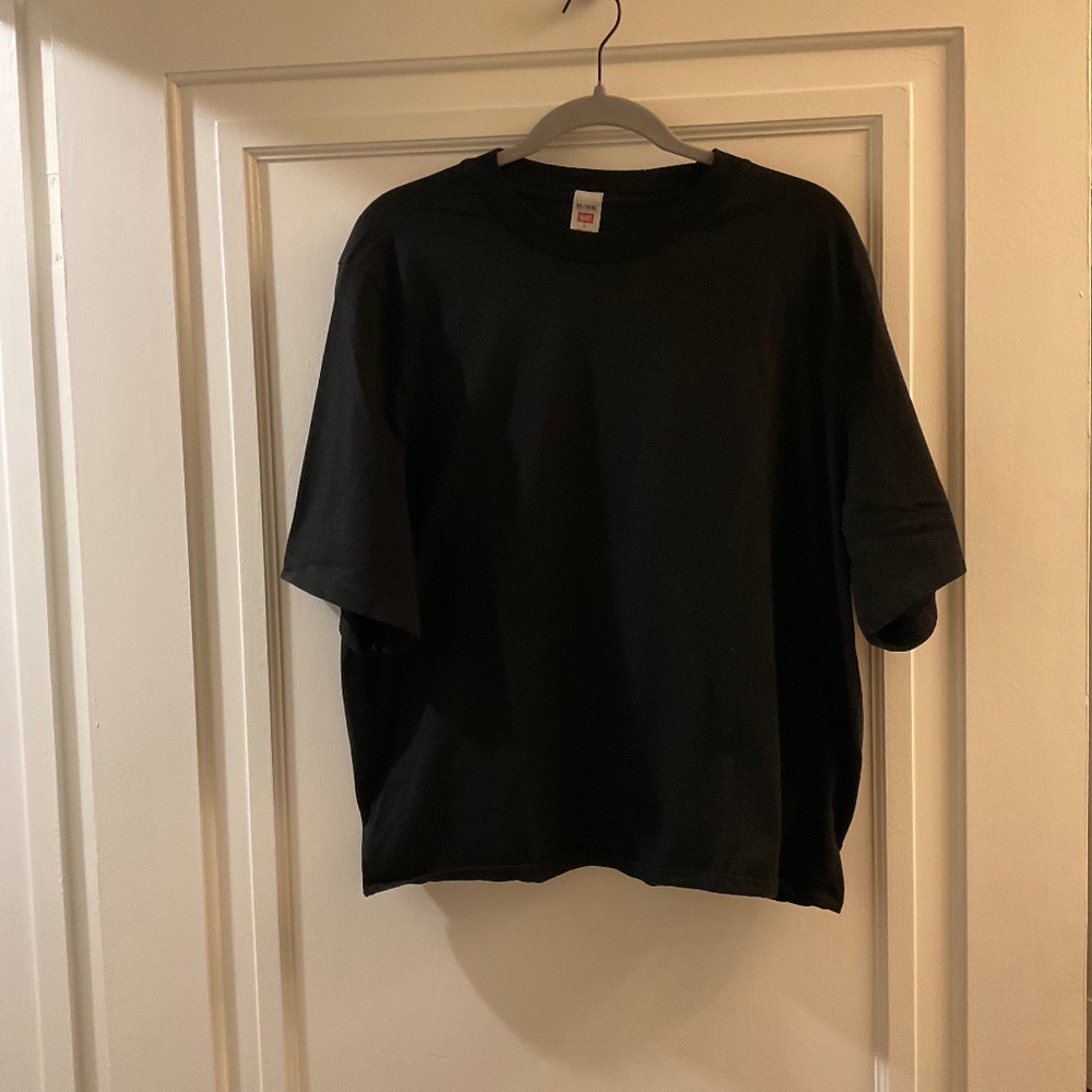 Hanes Re/done black t shirt sz large
